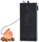 Lumineo 71949 Fuego para Belen Led 2Xaa, 3x3x3 cm, Multicolor