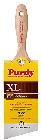 3 Purdy 144424430 XL High Capacity Paint Brush, Angle Sash, Beavertail