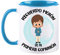 FUNNY CUP Taza Recuerdo molón de mi Primera comunión. Regalo Divertido para niño. (Azul)