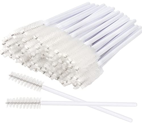 Mekupeu 300 Pack Disposable Mascara Wands Eyelash Brush