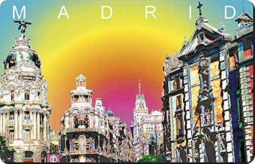 Artimagen Imán Foto Gran Vía Madrid Colores