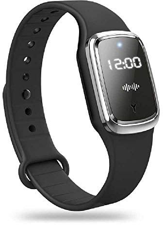 AGDR Pulsera Ultrasónica Repelente De Mosquitos Pulsera Electrónica Repelente De Mosquitos, con Cable USB, Pulsera Repelente De Mosquitos De Viaje Impermeable para Adultos Negro.