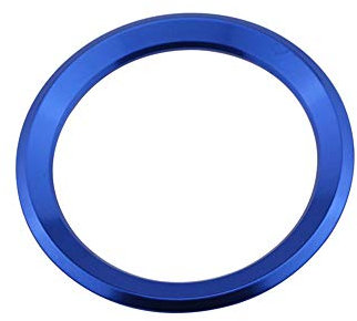 Auto Lenkrad Center Ring, Lenkrad Dekoration Ring, Auto Lenkrad Zentralring Aufkleber Abdeckung Verkleidung Dekorationsrahmen Aufkleber Für X1 X3 X5 X6 E36 E39 E46 E30 E60 E90 E92 F30 F35,Blau