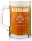 Maverton Boccale per la Birra in vetro con personalizzazione - capienza 500 ml - H12 cm x Ø8,5 cm - ottima idea regalo per le feste perfetto per ogni uomo amante della buona Birra - il luppolo