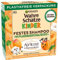 Garnier Festes Kindershampoo, Mildes Pflegeshampoo für empfindliches Haar und leichte Kämmbarkeit, Mit Aprikose und Baumwollblüte, Wahre Schätze Kids, 1 x 60 ml