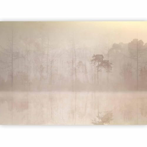 murando Photo Wallpaper Forest 441x315 cm / 174x124 Peel and Stick Self-Adhesive Foil Print Wall Mural Tree Nature Fog Like Painted b-A-10070-a-a