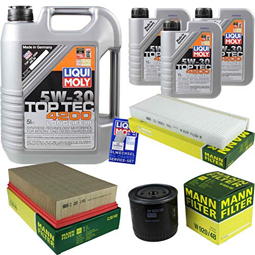 8L LM Motoröl Top Tec 4200+Mann Filter Nissan Pathfinder R51 Navara D40