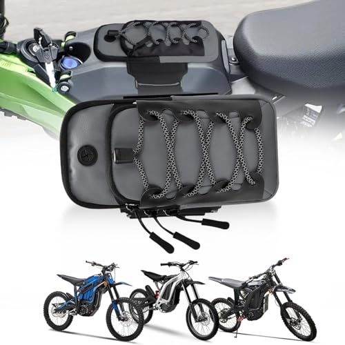 JESTOP Aufbewahrungsrahmentasche für Sur-Ron LBX/Tuttio Soleil 01/Ultra Bee/Segway/Talaria Sting/E Ride Pro S SS SR, Schmutzrad Vorderarmgurttasche Akkudeckeltasche für Handy, Karte, Kopfhörer