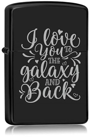 Feuerzeug Schwarz - I Love You To The Galaxy And Back
