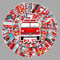 50 Stück Feuerwehrfahrzeuge Aufkleber Pack Fire Engine Sticker Set Wasserdichte Vinyl Sticker für Laptop Kinder Autos Motorrad Fahrrad Skateboard Gepäck Koffer Computer Aufkleber Graffiti Decal