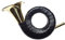 Bb Jagdhorn mit Tasche Glocke Messing Musikinstrumente Trompete