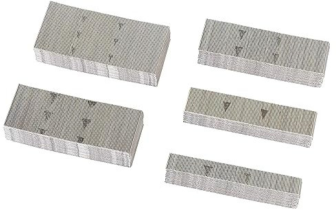 HAMWOO 10000Pcs 23 Gauge Stainless Steel Pin Nails, Headless Pinner Nails (3/8,5/8,4/5,1,1-3/16) assorted 5 sizes for Molding Cabinetry Building photo frame,handicrafts