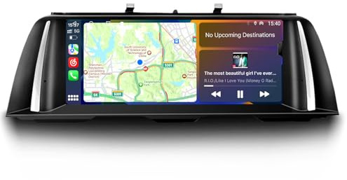 AWESAFE Android 12 [4 Go + 64 Go] Autoradio pour BMW Série 5, F10 F11 avec écran Tactile de 10.25 Pouces, Carplay/Android Auto/Bluetooth/WIFI/4G, Prend en Charge d'origine Système [2013-2017]