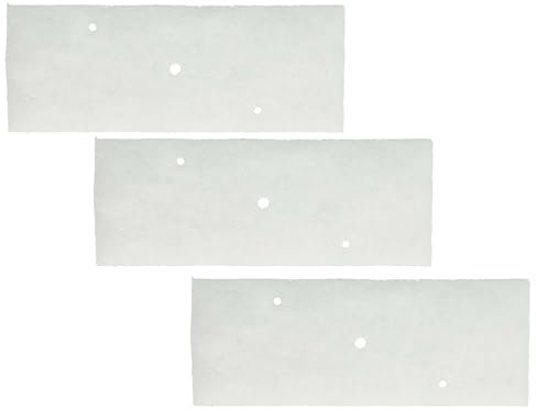 vhbw 3x Feinfilter kompatibel mit Panasonic NH-P80S1, NH-P80G2, NH-P80G1, NH-P80 Wäschetrockner - Ersatzfilter