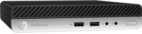 HP ProDesk 405 G4 Mini PC Computer Desktop (Ricondizionato) Processore AMD Ryzen 5 Pro 2400GE, Memoria Ram 16GB DDR4, Disco SSD 240GB, uscite video Display Port, Windows 10 Professional