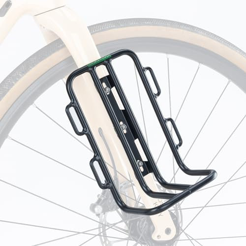 ROCKBROS Gepäckträger für Vordergabel Fahrradtasche Gepäckträgertasche 2,7 L, Wasserdicht für MTB, Rennrad