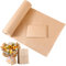 WUFANC Packpapier Rolle (1 Rolle, 30 cm x 30 m) - Braune Kraftpapier Rolle, 0,11MM Dick, Geschenkpapiere Rolle Langlebig und Einfach Zusammenzufalten, Verpackungspapier für Bastelarbeiten und Malen