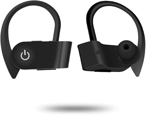 WDXQHY Bluetooth Headset, Wireless Bluetooth Earpiece V5.0 Earphones with Built-in Mic for Driving/Business/Office