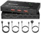 YOUTINGHDAV USB C Switch KVM para 2 Laptop y 2 monitores, USB 3.0 KVM Switch Dual Monitor HDMI for 2 PC, 65 W PD para portátil, 2 entradas y 2 salidas, 2 HDMI Out, 4K@60 Hz, 1080P@60
