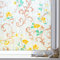 Volcanics Fensterfolie Bunt 44.5x200cm, Fensterfolie Blickdicht Selbsthaftende, Sichtschutzfolie Fenster Bunt, Statisch Haftend ohne Klebstoff Anti UV Sonnenschutz