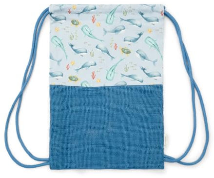 Little Dutch CL25039230 Kinderturnbeutel/Kinderstrandtasche - Ocean Sea (38x29 cm)