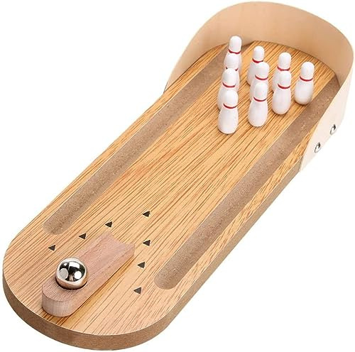Finger Bowling, Bowling Spiele, Mini Bowlings Tischspiel, Bowlings Spiel Tischspiel, Brettspiele für Kinder und Erwachsene, Tolle Geschenke für Jungen Im Alter Von 5–12 Jahren