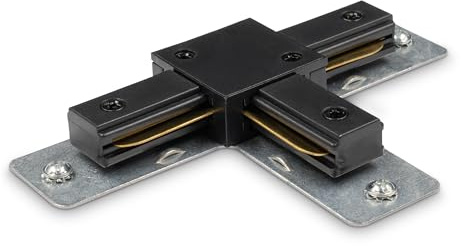 BRILONER - Schienensystem Rail T-Verbinder, Zubehör, Erweiterungskomponente, 13,5 x 8,5 x 2 cm, Schwarz