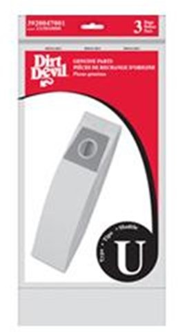 Dirt Devil Type U Vacuum Bags - 3920047001 (6 PK)