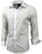 Baxboy Herren-Hemd Slim-Fit Bügelleicht Für Anzug, Business, Hochzeit, Freizeit - Langarm Hemden für Männer Langarmhemd R-44, Farbe:Weiß, Größe:3XL