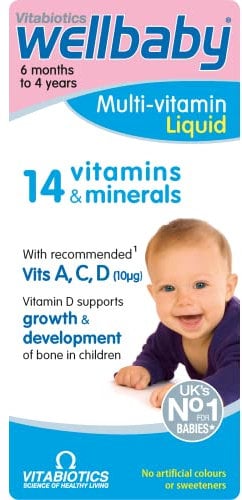 Vitabiotics Wellbaby Liquid Multivitamin, 150 ml (Pack of 3)