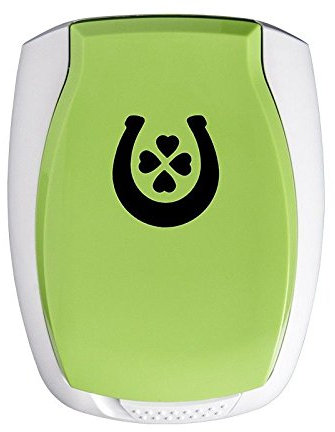 Ideen mit Herz XL Jumbo-Stanzer Hufeisen mit Herz, Motivgröße: 8,7cm x 8,4cm | Motiv-Locher für Papier | Basteln zum Geburtstag | Kleeblätter für viel Glück | Herzlichen Glückwunsch | extra groß