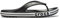 Crocs Unisex Erwachsene Bayaband Flip Flip, Black/White, 46/47 EU
