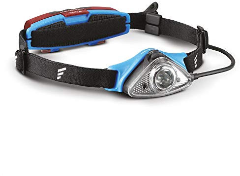 Favour Outdoor & Sport Stirnlampe LED Kopflampe IPX4 wasserdicht, Verstellbarer Leuchtkopf, Rotlicht für Nachtsicht, rotes Rücklicht, leicht & kompakt ideal für Joggen, Klettern, inkl. Batterie