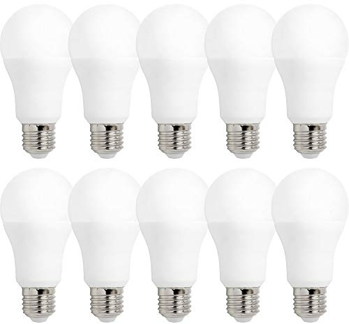 NCC-Licht 10 x LED Leuchtmittel Birnenform 7W = 40W E27 matt 270° 4000K (Neutralweiß)