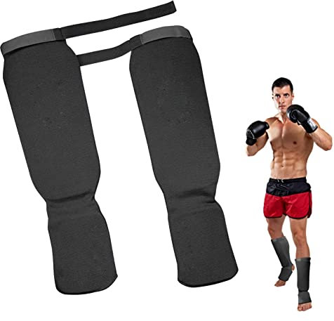 Pacienjo Kickboxen Schienbeinschoner, Ristschutz für MMA, MMA Martial Arts Kicking Sparring Trainingsausrüstung, Karate Boxing Taekwondo Ausrüstung für Männer