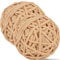 AIWOQI Rubber Band Ball Size #33 Light Brown 2 Pack About 260 Pcs.Strong Elastic Bands,For Office Supplies School Home
