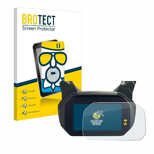 BROTECT Lámina Cristales para BMW C 400 GT 6.5 | Mate Protección Pantalla Made in Germany Navegación en moto Anti-Reflejos Dureza 9H Anti-Arañazos