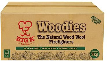 Big K Wood Wool Firelighters FSC in a box