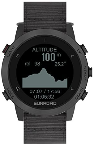 Irfora Orologio sportivo GPS con cardiofrequenzimetro, impermeabile, per corsa, nuoto, ciclismo, arrampicata, 100 m