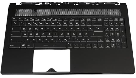 MSI GS63 Stealth 8RC/8RD (MS-16K6) original Tastatur inkl. Topcase DE (deutsch) schwarz/schwarz mit Backlight