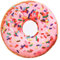 Excervent Realistische rosa Donut-Decke für Erwachsene und Kinder, 290 g/m², lustige, realistische Lebensmitteldecke für Kinder, superweiche Flanell-Überwurfdecken als Geschenk, 152,4 cm