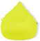 Droplet-Lounge Tropfenform Sitzsack mit Füllung | für Kinder Erwachsene | Indoor & Outdoor geeignet | Wasser-& Schmutzabweisend | Sitzkissen Bodenkissen Beanbag (XL Durchmesser 70 cm, Lime)