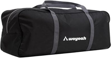 Amagogo Zelt-Aufbewahrungstasche, Outdoor-Reise-Seesack, Tragetasche, robuste Organizer-Tasche, Camping-Ausrüstung, Aufbewahrungstasche für Reisen, Schwarz, m