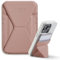 MOFT MagSafe Wallet Ständer für iPhone 16/15/14/13/12 Serie Kompatibel mit MagSafe, MOVAS Vegan Leder Magnetischer Handyständer mit 3 Betrachtungswinkeln, 2 Kartenhalter (Classic Nude)