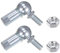 sourcing map 2pcs CS13 M8 Angle Ball Joint, M8x1.25 Right Hand Thread, A3-Steel Self-lubricating Ball Socket End Fitting