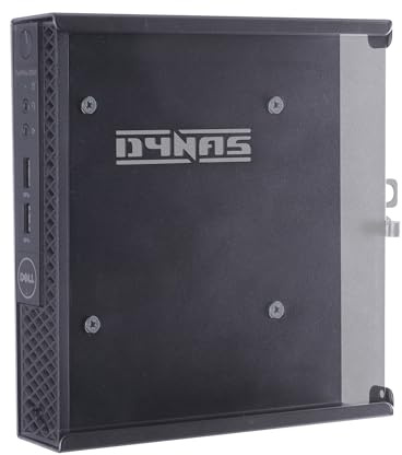 Dynas Versatile Dell OptiPlex MFF Mount, Perfect for Wall, Desk, & VESA Monitor Mounting - Compatible with 3040, 3050, 3060, 3070, 3080, 5050, 5060, 5070, 7040, 7050, 7060, 7070 & More