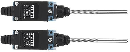 Interruttore di Finecorsa con Asta a Molla Elicoidale Flessibile, Interruttore di Finecorsa a Doppio Circuito Funzionamento Robusto 'alloggiamento Design Semplice del Cablaggio