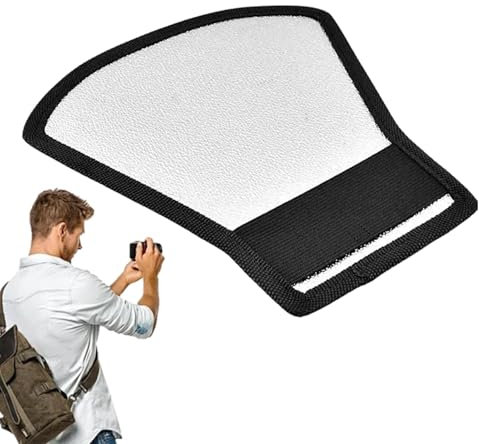 Photography Light Reflector, Macro Diffuser - Lighting Enhancer, Portable Camera Accessories, Camera Flash Reflector for Studio, Weddings