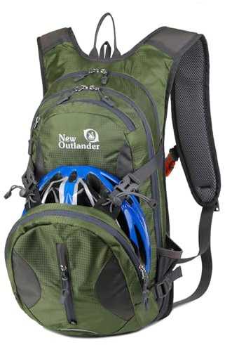 SOUUXIU Wasserdichter Fahrradrucksack Trinkrucksack 20L Fahrradhelm-Rucksack für Radfahren im Freien