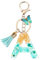 Porte Clé Femme Nom Lettre Initiale Porte Clef Femme Porte-clés Fille Keychain Alphabet Papillon Porte Clé Voiture Fille Turqoise Or